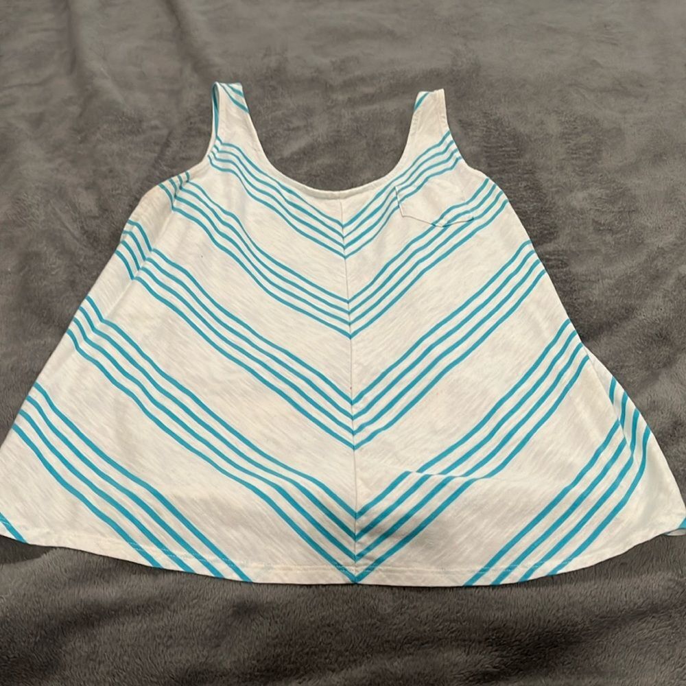 Massimo supply Co. extra large blue and white tank top
